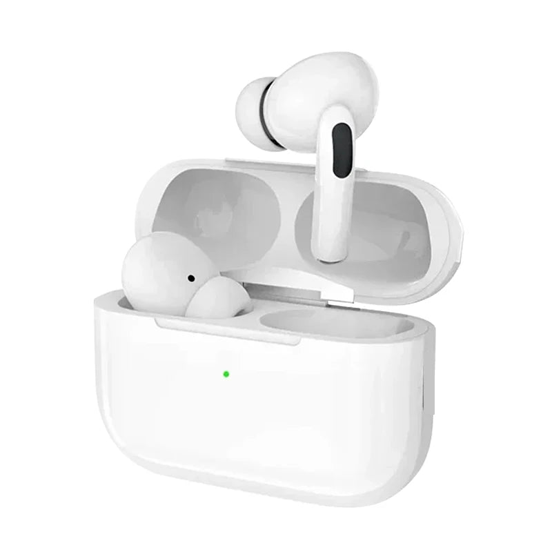 Fone de Ouvido AirPods+ com Bluetooth e Design Minimalista
