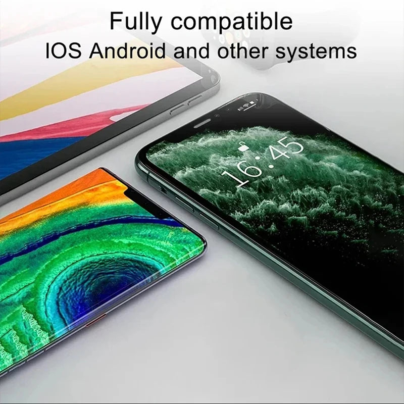 Fone de Ouvido AirPods+ com Bluetooth e Design Minimalista