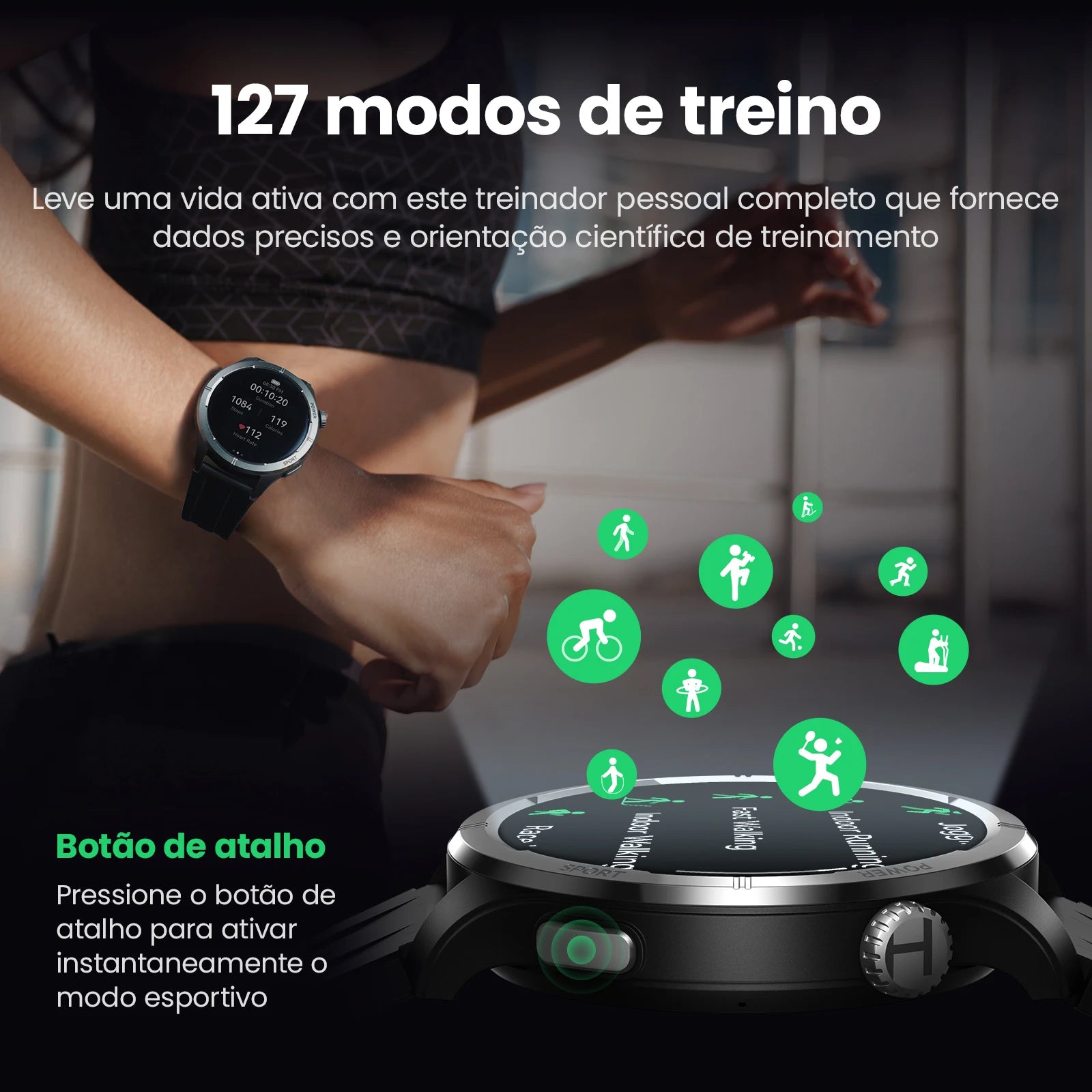 Smart Watch Haylou Solar Neo 1.53'' Display em HD