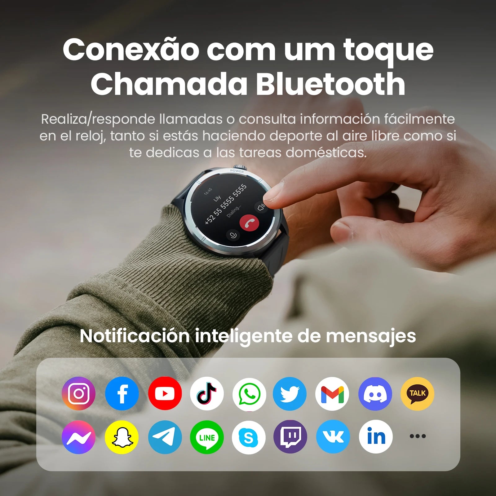 Smart Watch Haylou Solar Neo 1.53'' Display em HD