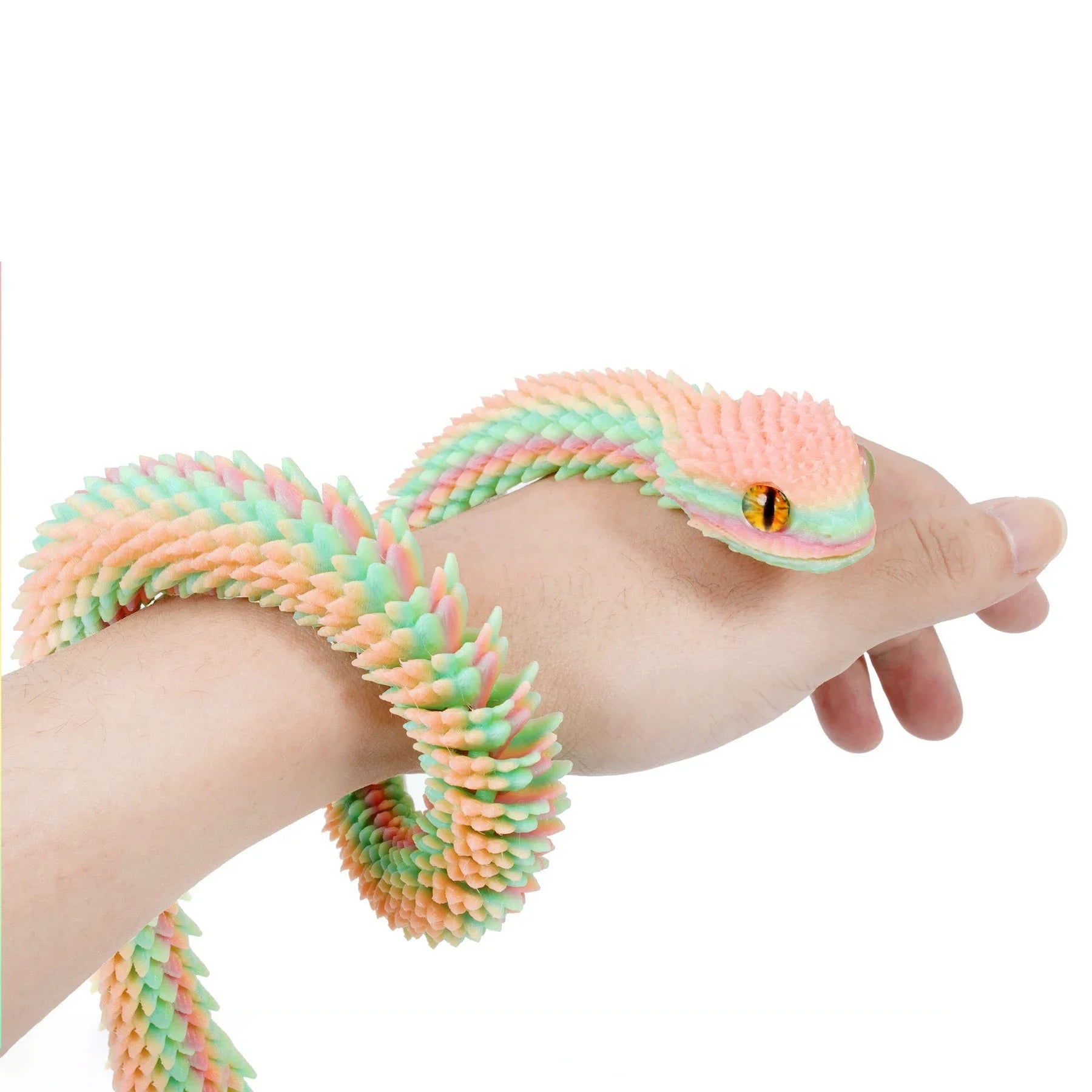 Cobra Articulada Anti-stress em impressão 3D