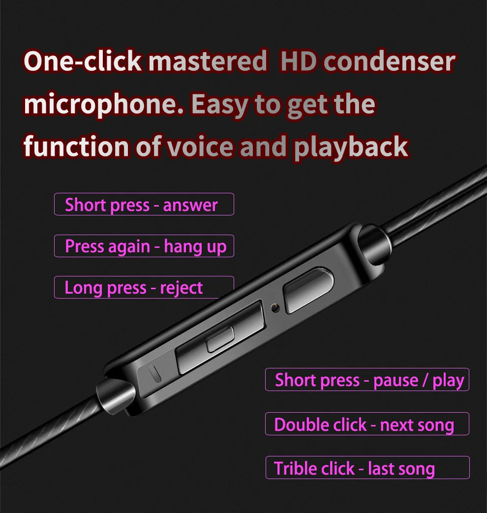 Fone de Ouvido intra-auricular com Fio próprio para Gameplay com microfone e anti-ruído ativo