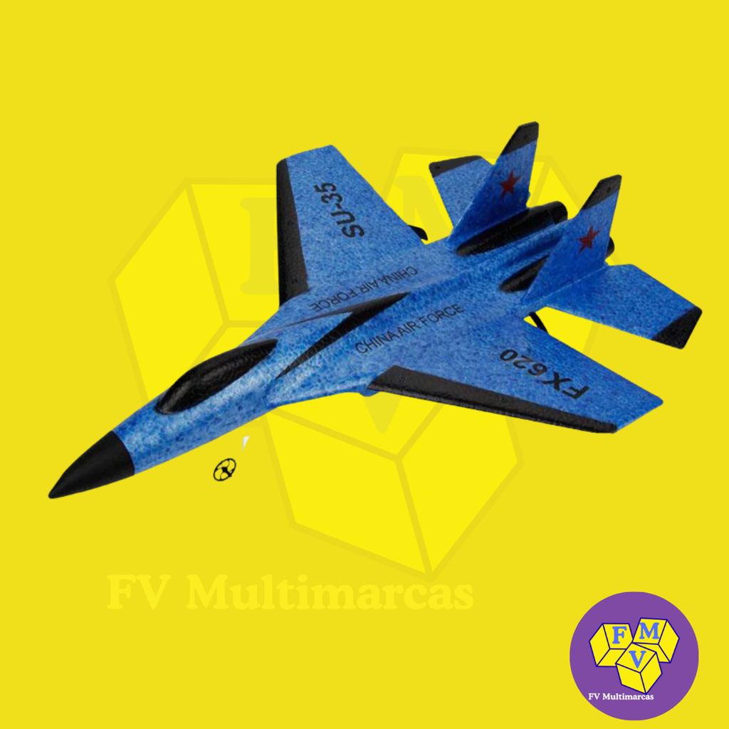 Avião de Controle Remoto SU-35 Elétrico