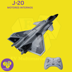 Jato J-20 Controle Remoto Motores Internos 3ch