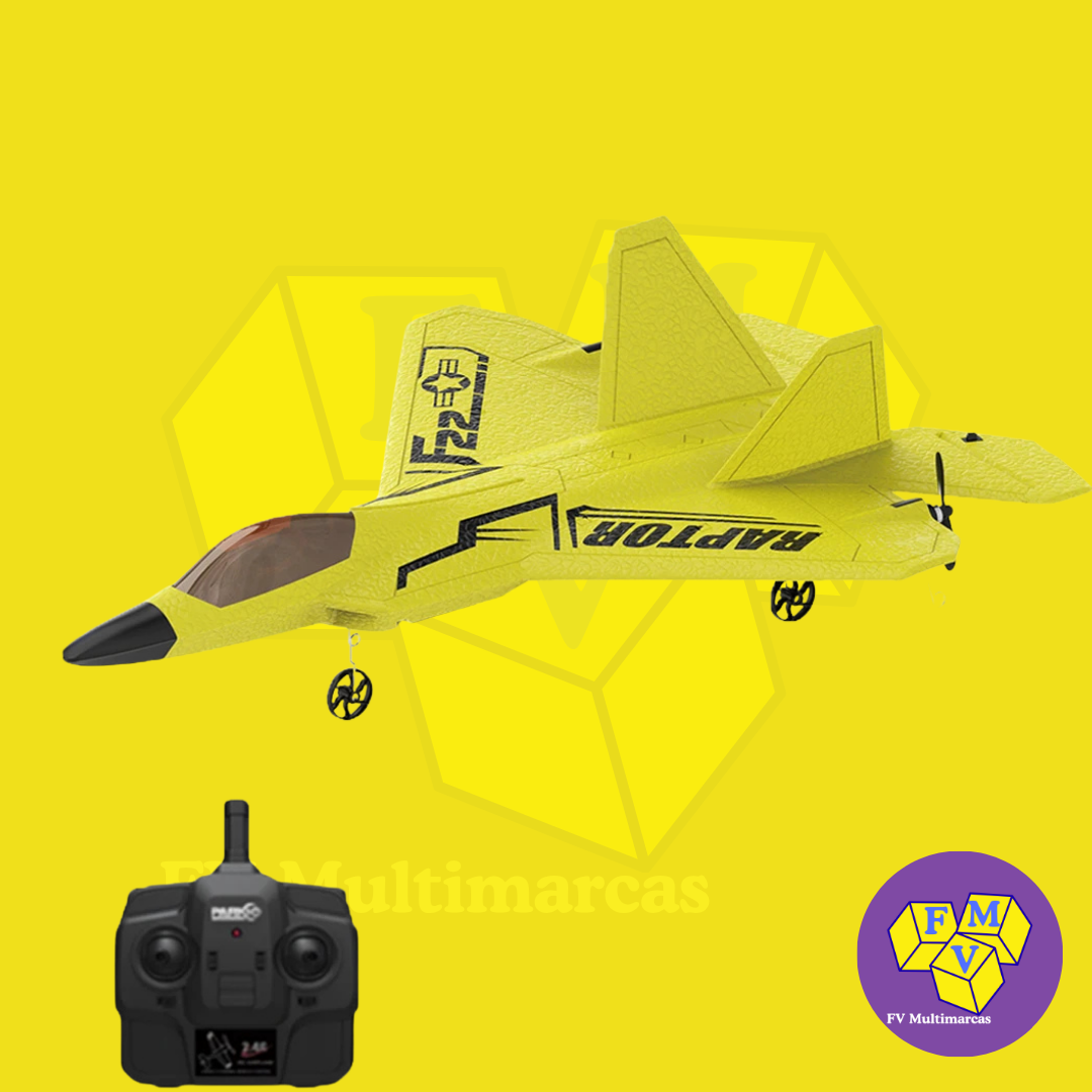 Jato Controle Remoto F-22 4ch elétrico