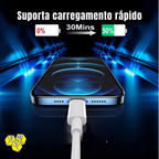 Kit Base Tripla 65W + Cabo Lightning