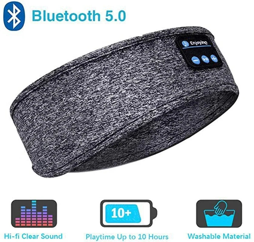 Fone de ouvido em faixa Bluetooth para Dormir/Esportes