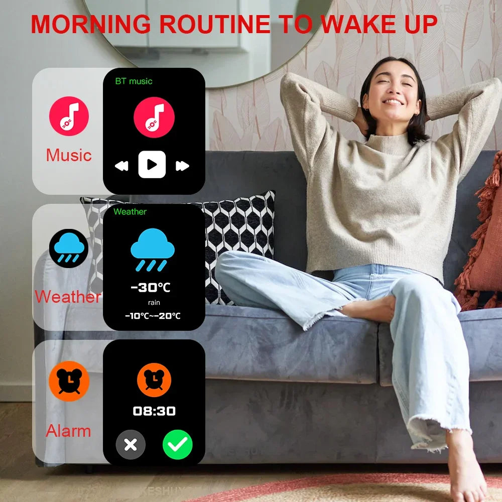 Smartwatch H9 Promax com Display LCD