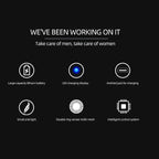 Mini Barbeador Elétrico Recarregável Portátil