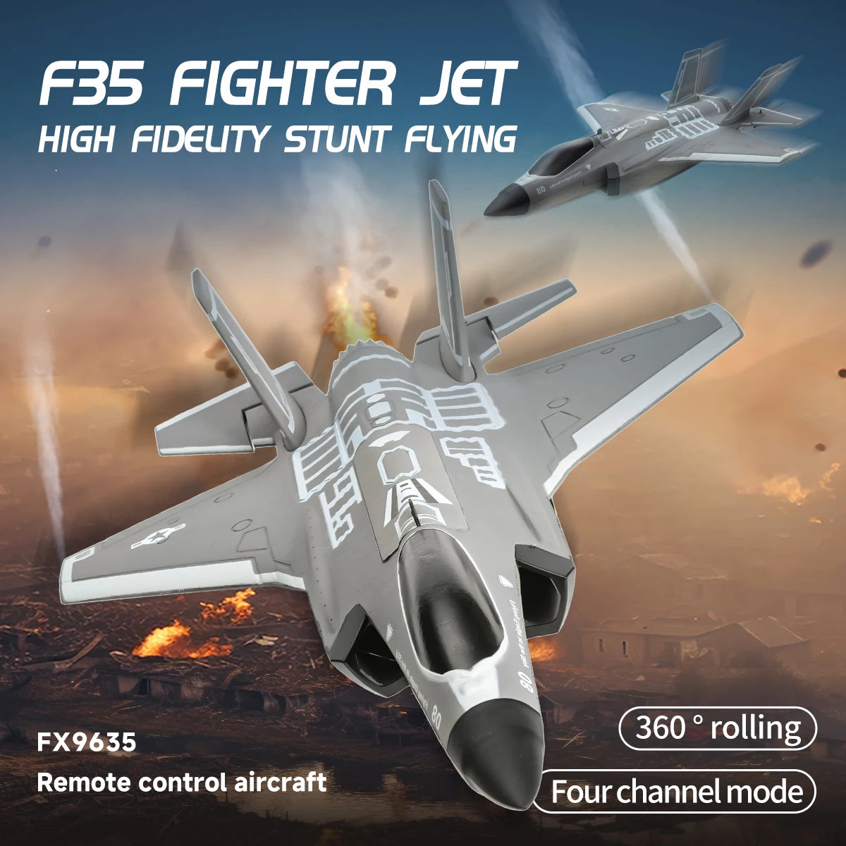 Jato F-35 RC Motor Brushless 4ch