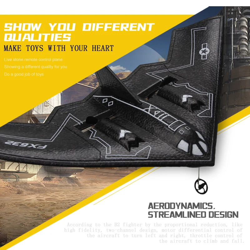 Bombardeiro B2 Spirit Controle Remoto 2ch