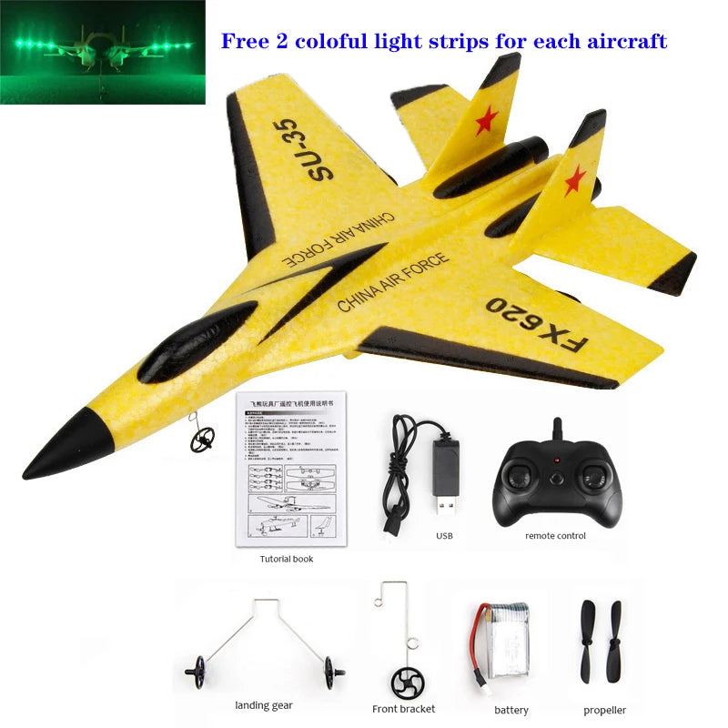 Avião de Controle Remoto SU-35 Elétrico