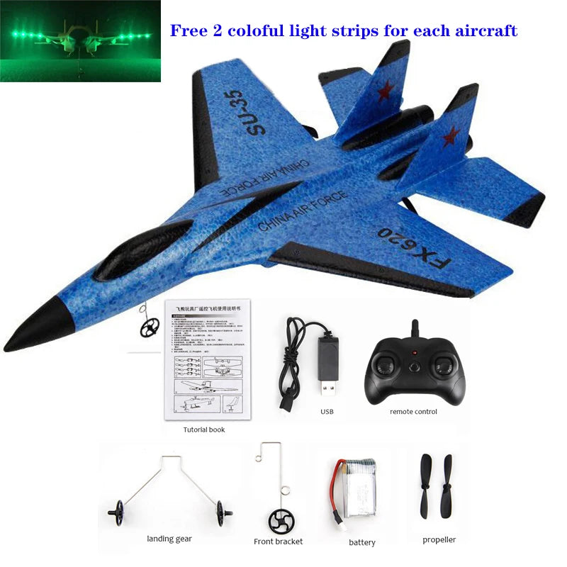 Avião de Controle Remoto SU-35 Elétrico