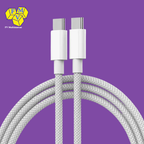 Kit Base Tripla 65W + Cabo tipo C