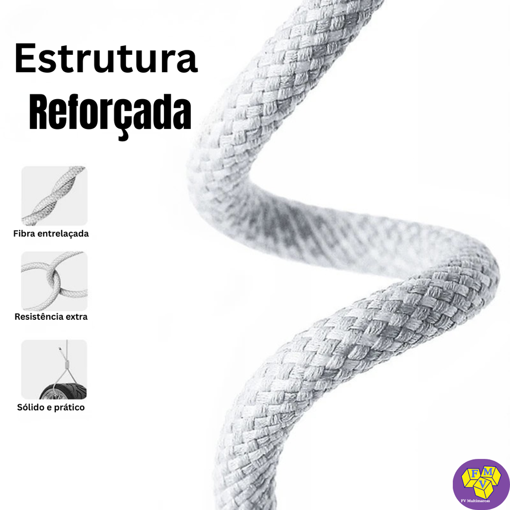 Kit Base Tripla 65W + Cabo tipo C