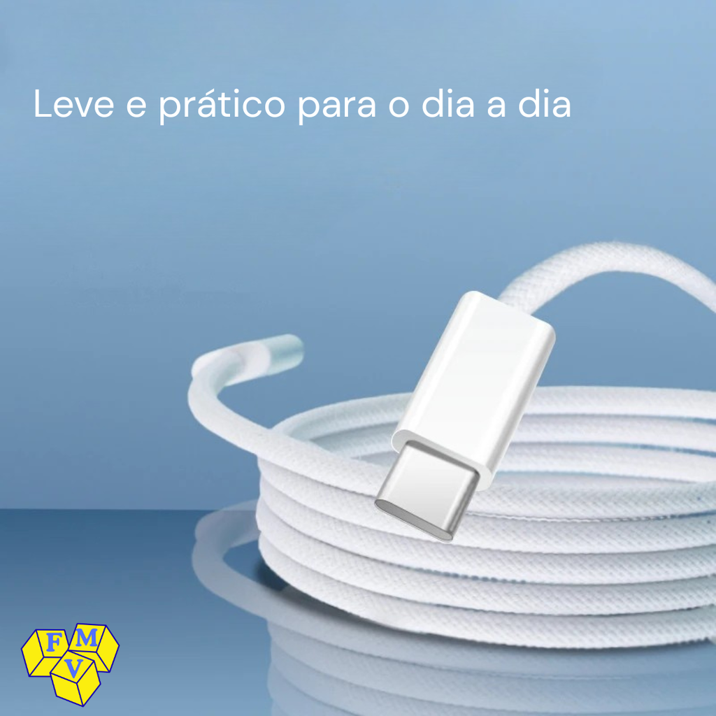 Kit Base Tripla 65W + Cabo tipo C